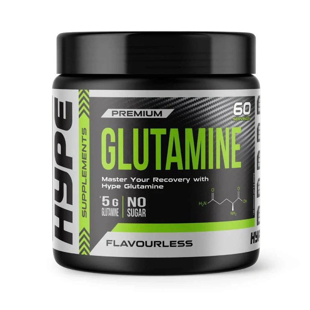 HYPE PREMIUM GLUTAMINE UNFLAVORED: RAPID RECOVERY & MUSCLE SUPPORT