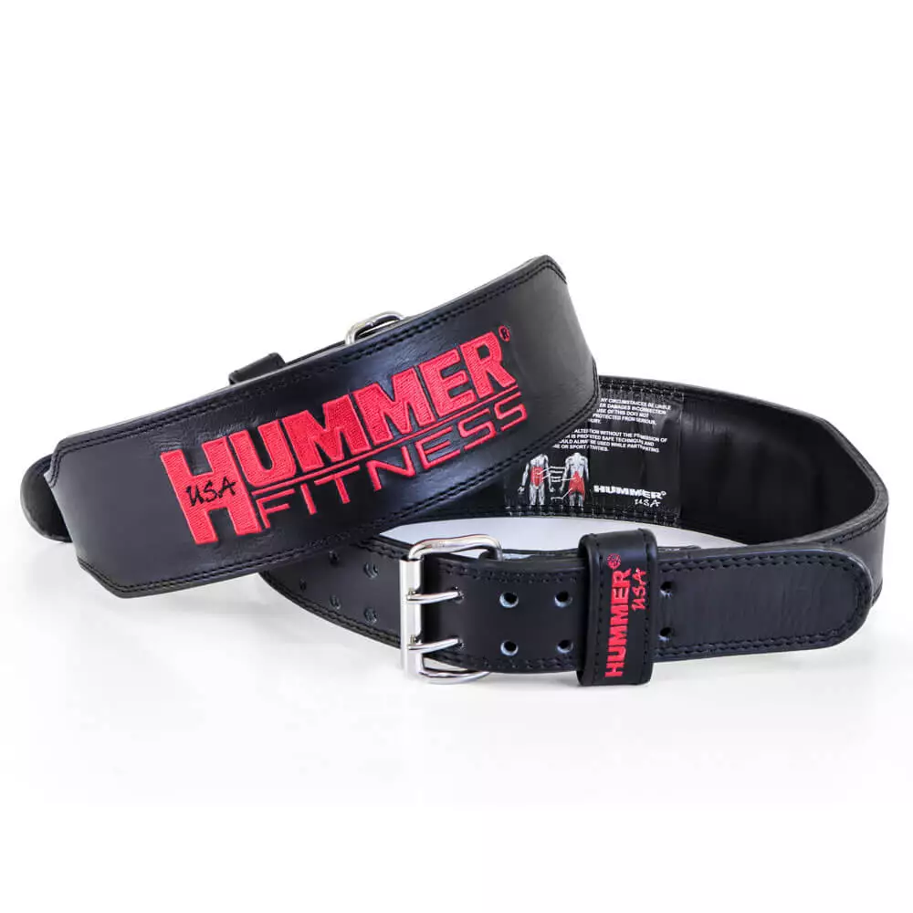 Hummer Fitness Leather Padded Belt