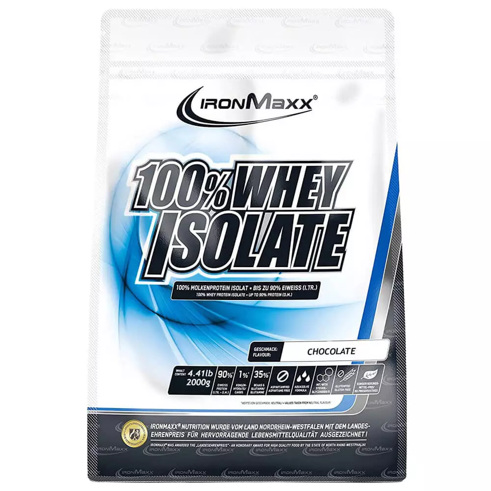 Ironmaxx 100% Whey Isolate Protein Water Soluble Chocolate