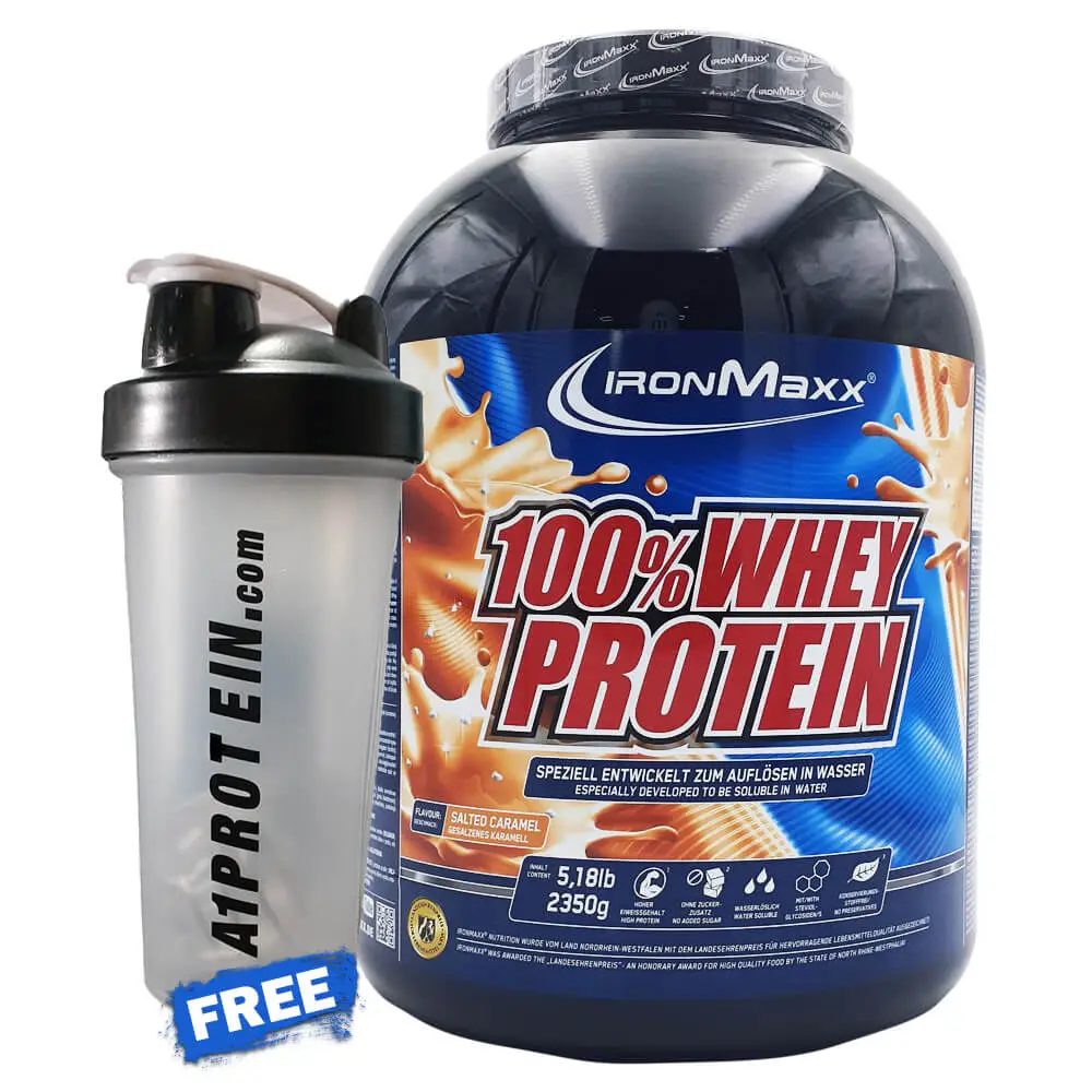 IronMaxx 100% Whey Protein 2350g (Shaker Free)