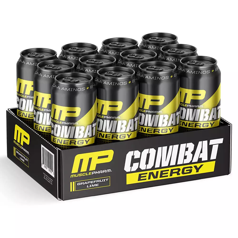 MusclePharm Combat Energy Drink 473ml Pack of 12