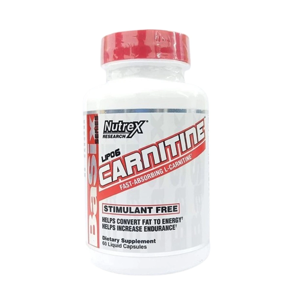NUTREX LIPO6 CARNITINE: BOOST FAT BURN & ENERGY WITH 60 CAPSULES