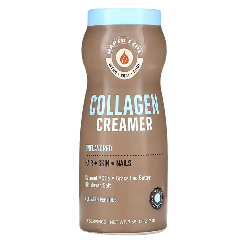 Rapid Fire Unflavored Collagen Creamer - 14 Servings (217g)