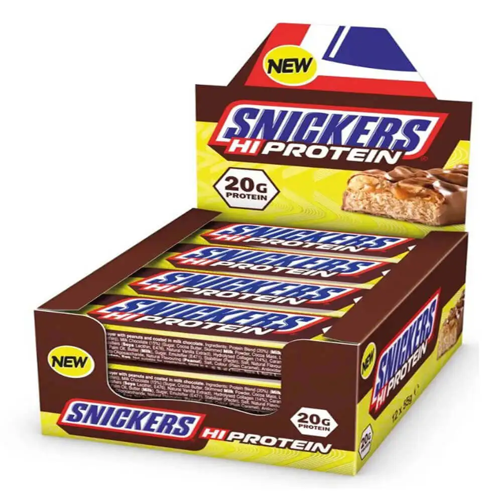 Snickers Bar Hi-Protein 55g Pack of 12