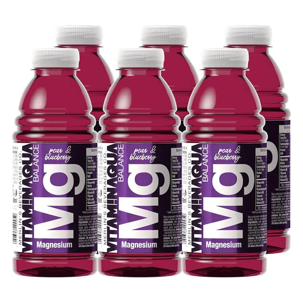 Vitamin Aqua Balance Mg Magnesium 600ml Pack of 6