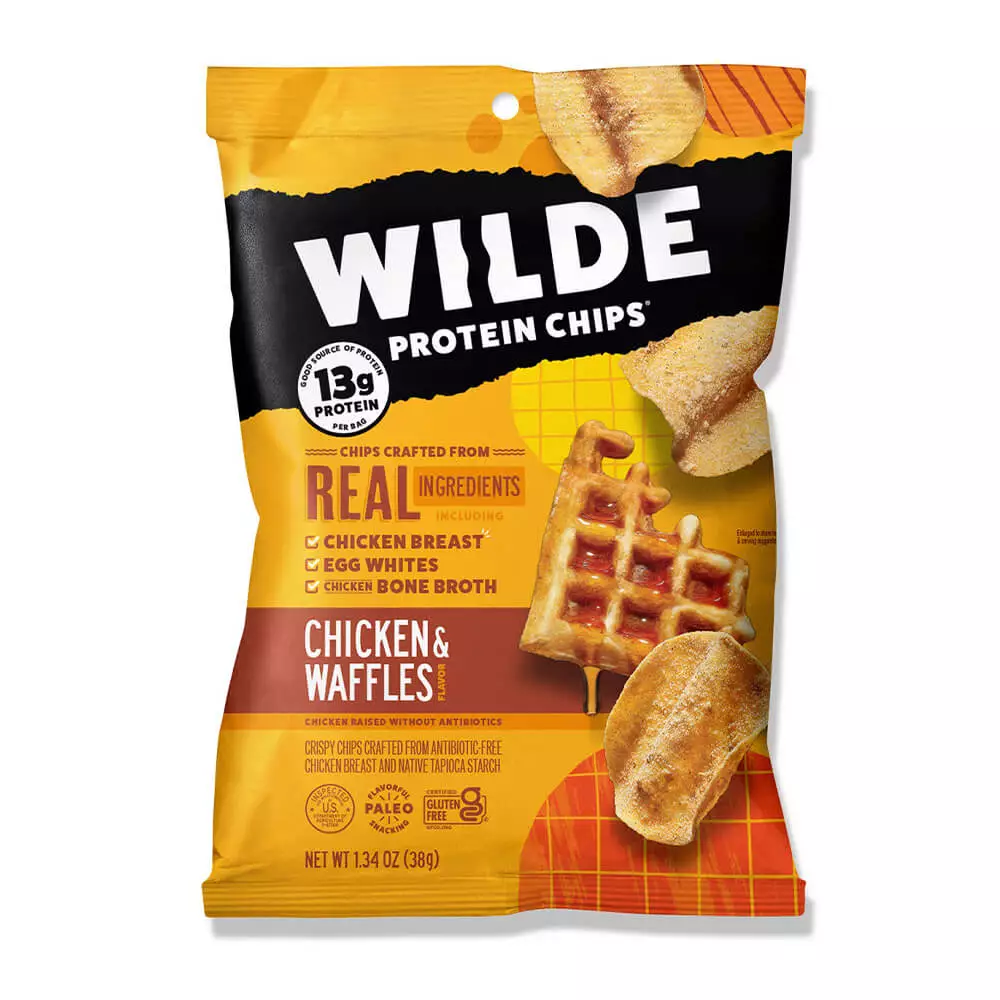 Wilde Protein Chips Chicken and Waffles 38g