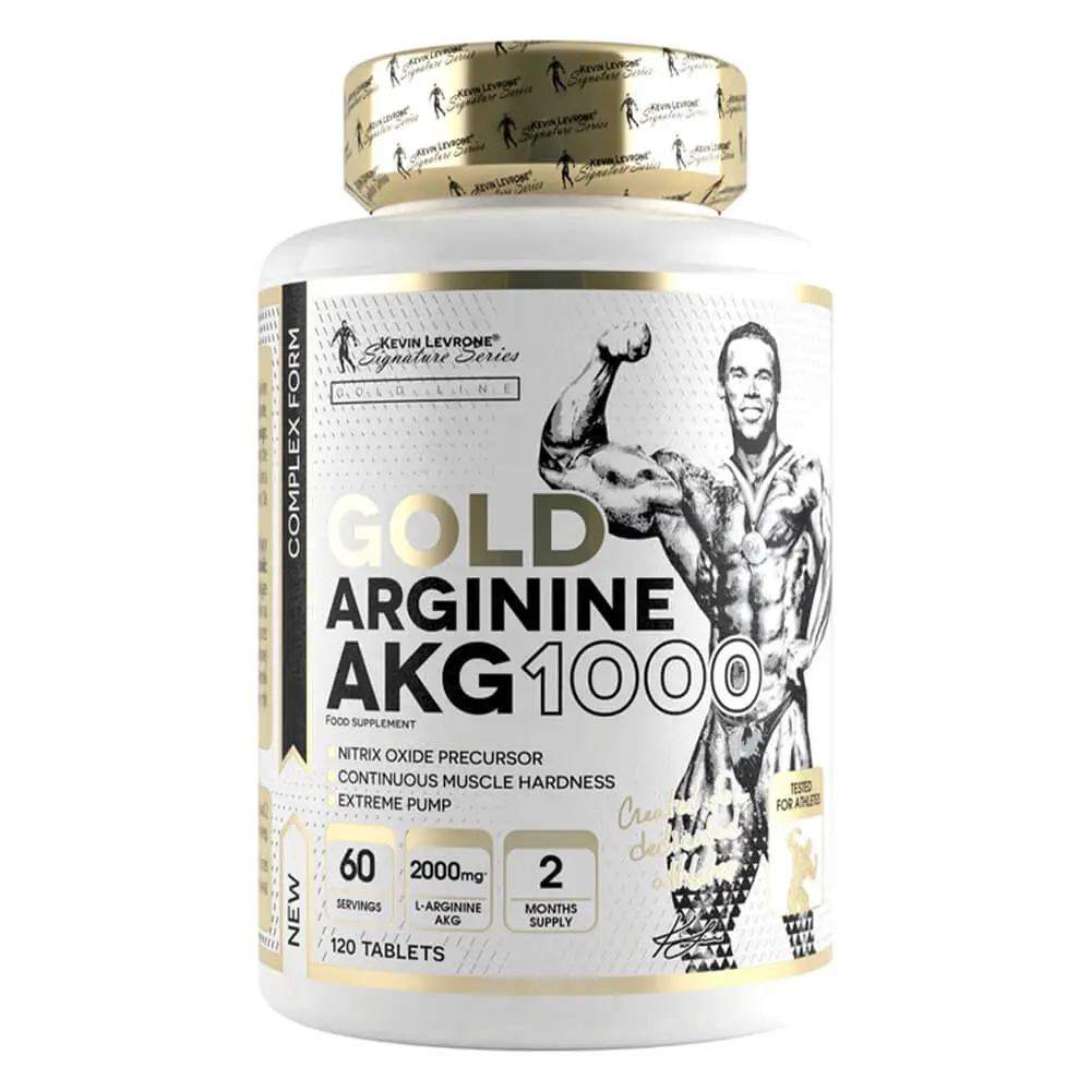 Kevin Levrone Gold Arginine AKG 1000 120 Tablets 60 Serving