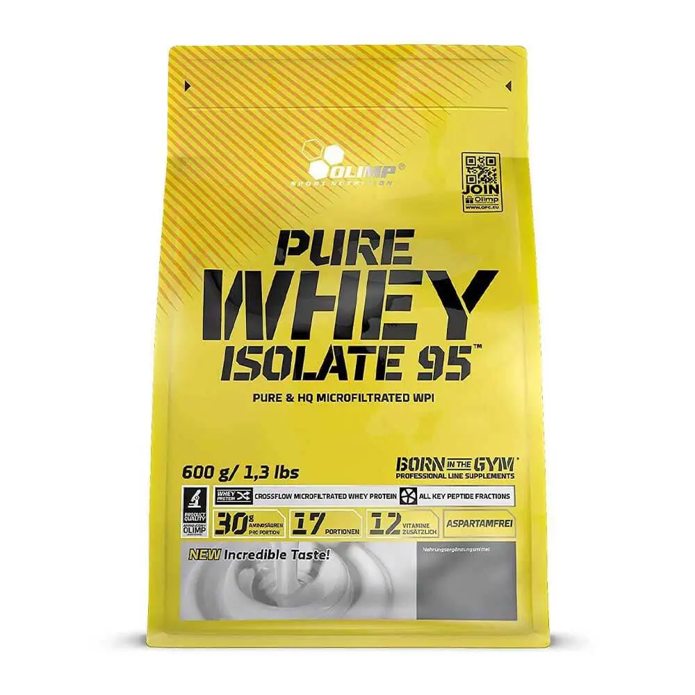 Olimp Pure Whey Isolate 95 600g : Reach Your Peak Performance with
