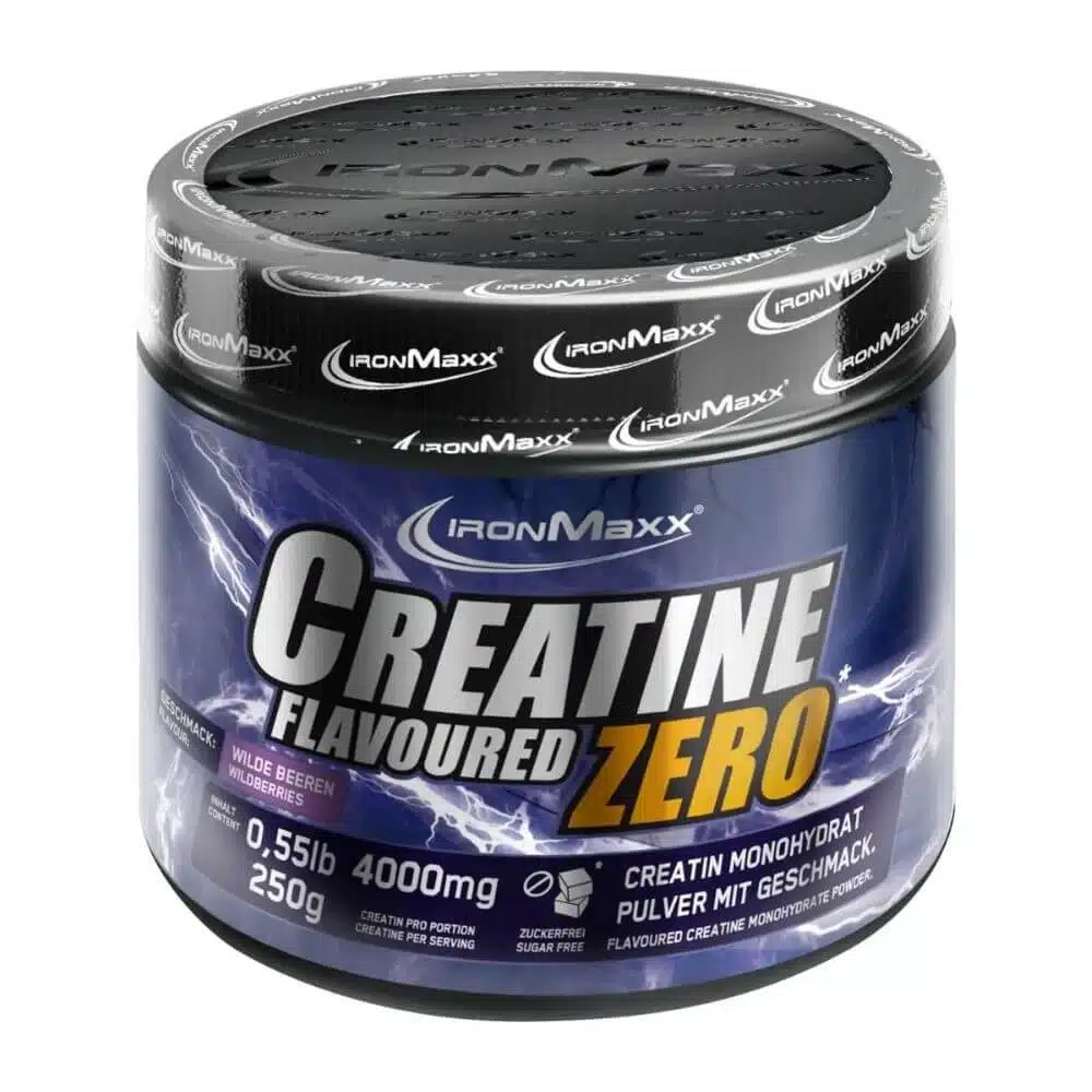 IronMaxx Creatine Flavoured Zero – Sugar-Free Creatine Powder (250g)