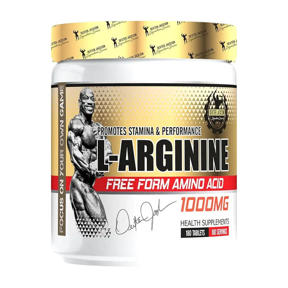 Dexter Jackson L-Arginine 1000 mg – 180 Tablets | Nitric Oxide Booster
