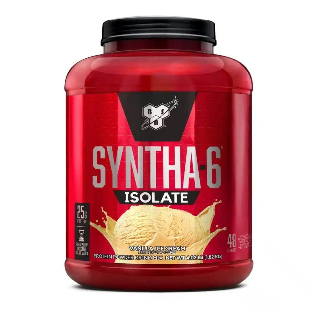 BSN Syntha-6 Isolate Protein Powder 4 LB | Lean Muscle Recovery & Low-Carb Supplement